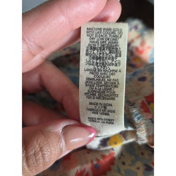 The Great Bonnet Spring Bloom Dress Size 0 Boho Long Sleeve - Picture 10 of 11